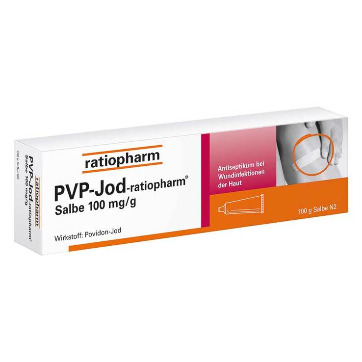 Pvp jodatum ratiopharm Salbe, 100 g