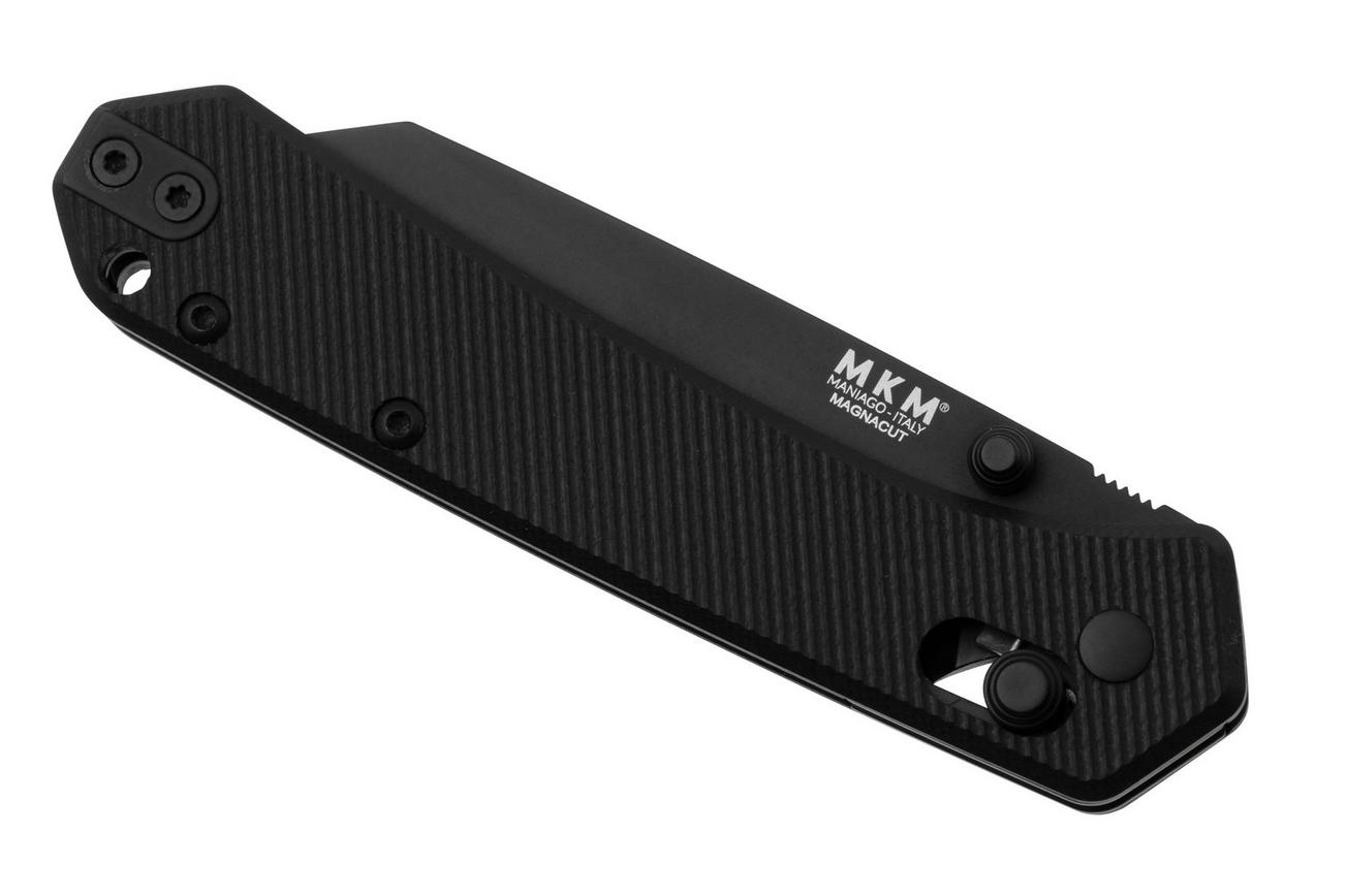 MKM Yipper YP-GBKB Black MagnaCut, Black G10 zakmes, Ben Petersen design