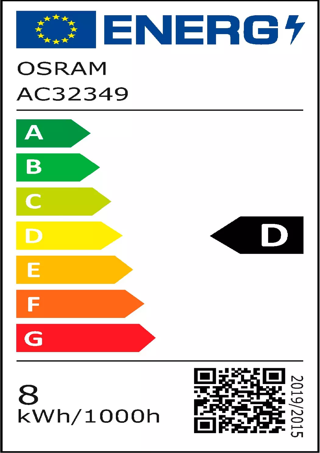 LED Birne matt E27/7,5 Watt/Energie D
