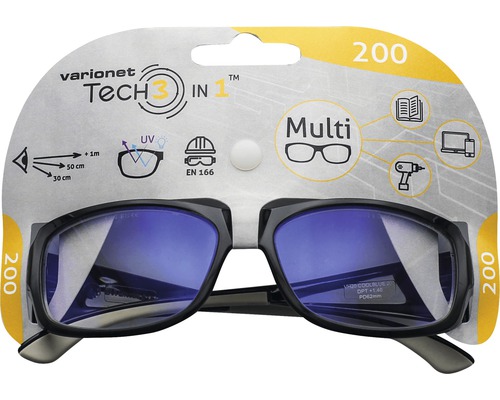 Varionet Tech 3in1 Bril +2.0 Dioptrie