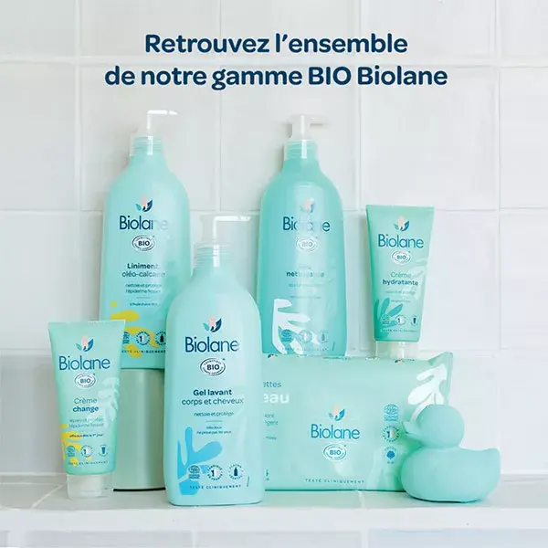 Biolane Sabonete Líquido Orgânico para Corpo e Cabelo 500ml