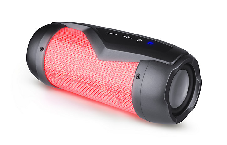 Enceinte lumineuse extérieur Bluetooth® sans fil Party Mini Bigben IP54 20W 345 lm l.11,5 x H.13 x P.25 cm