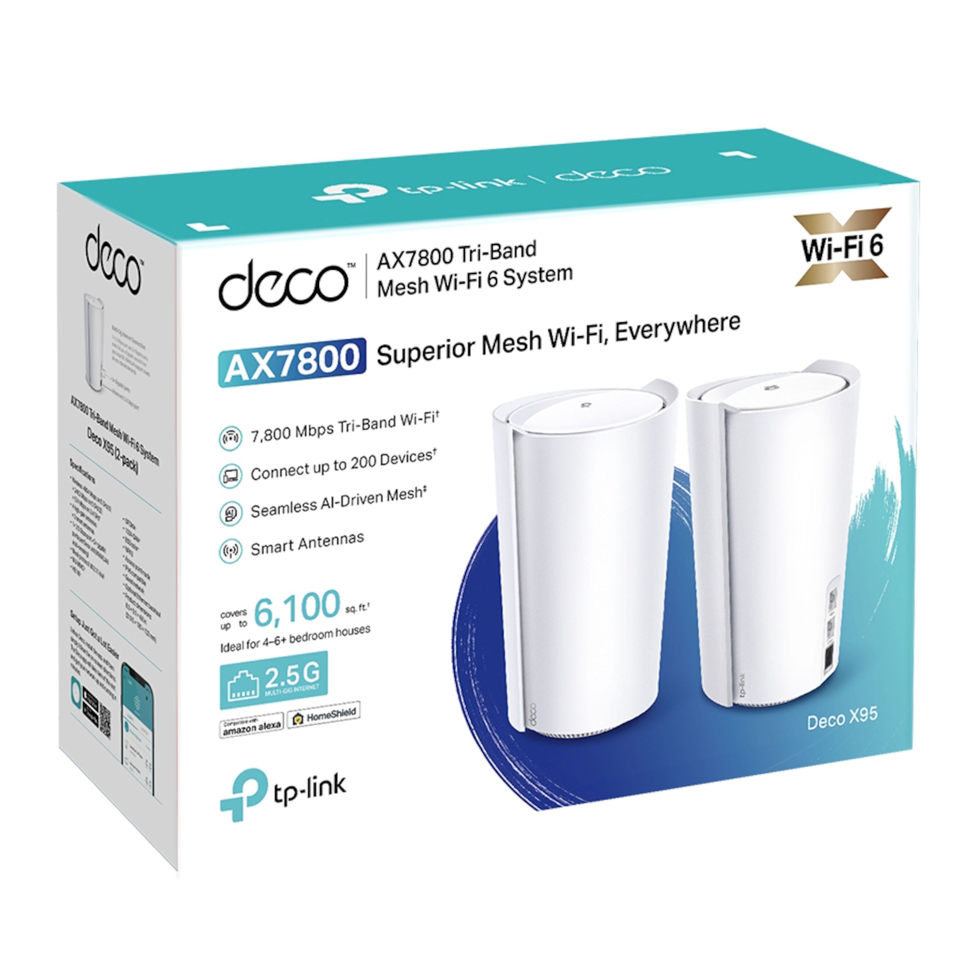TP-link Deco X95 Mesh-system AX7800 2-pk.