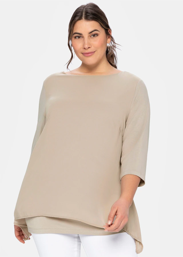 Sheego Blusenshirt »Blusenshirt« 1 Stk.