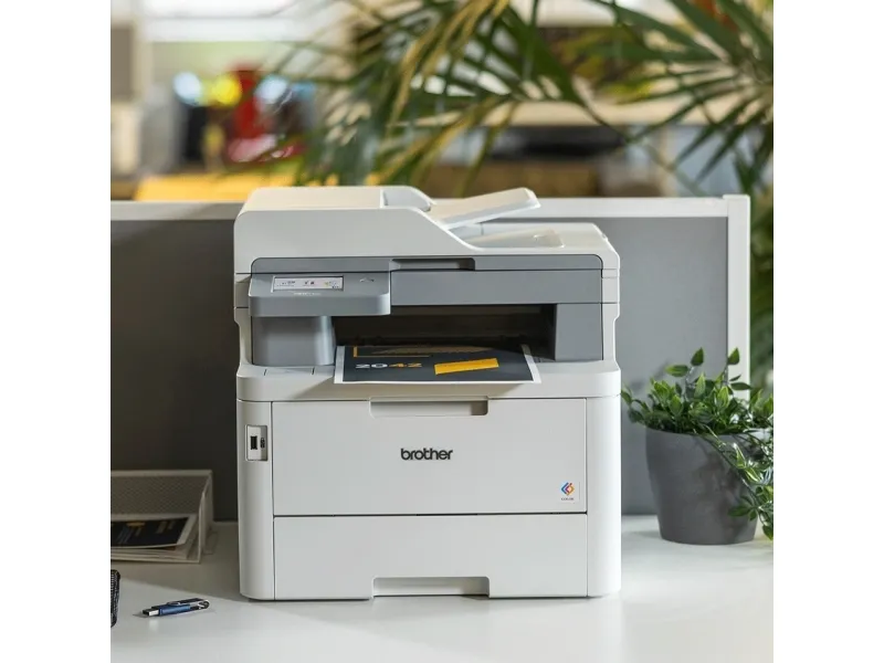 Brother MFC-L8390CDW - Multifunktionsprinter - farve - LED - A4/Legal (medie) - op til 30 spm (kopiering) - op til 30 spm (udskriver) - 280 ark - 33.6 Kbps - USB 2.0, Gigabit LAN, USB 2.0 vært, NFC, Wi-Fi(n)