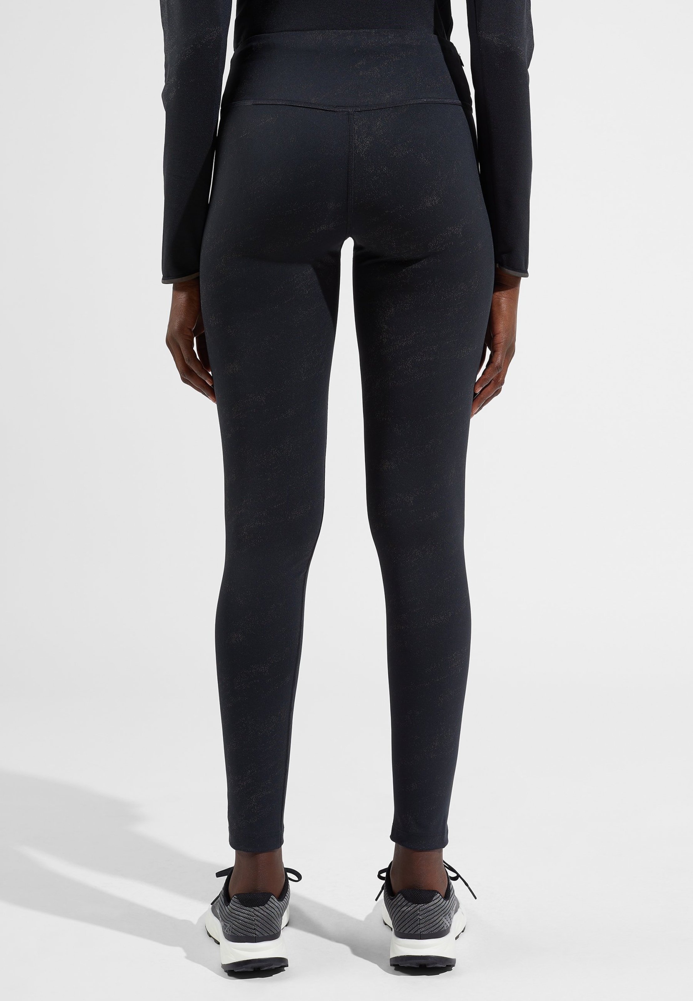 Zeroweight Reflect Print Lauftights in black