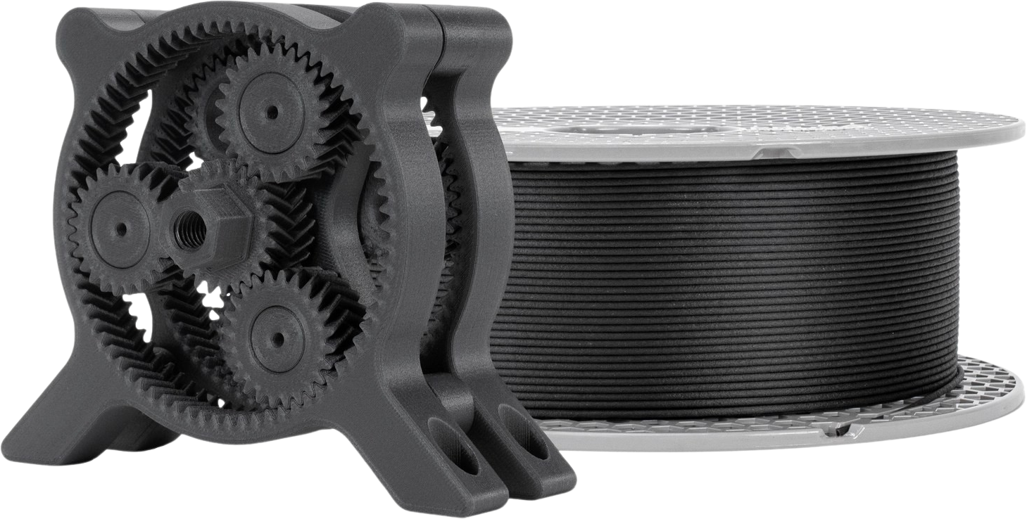 Prusa  Prusament PA11 Carbon Fiber Black (NFC), 1,75 mm / 800 g    Carbonverstärktes PA11 Filament für extrem belastbare technische Anwendungen