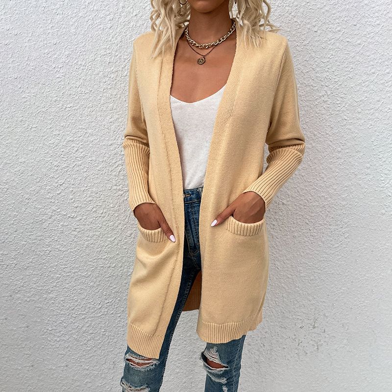 Pinkkus - Open-front effen vest