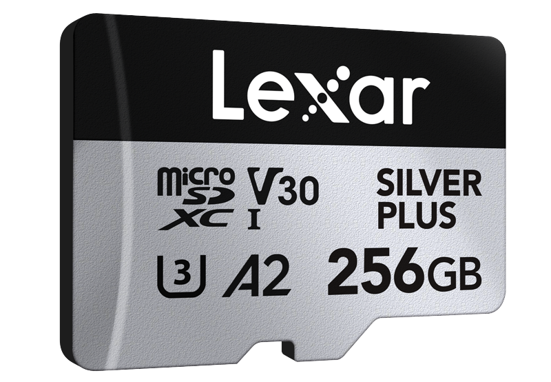 Lexar - microSDXC Professional SILVER Plus UHS-I/U3/A2/4K R205/W150 (V30) - 256GB