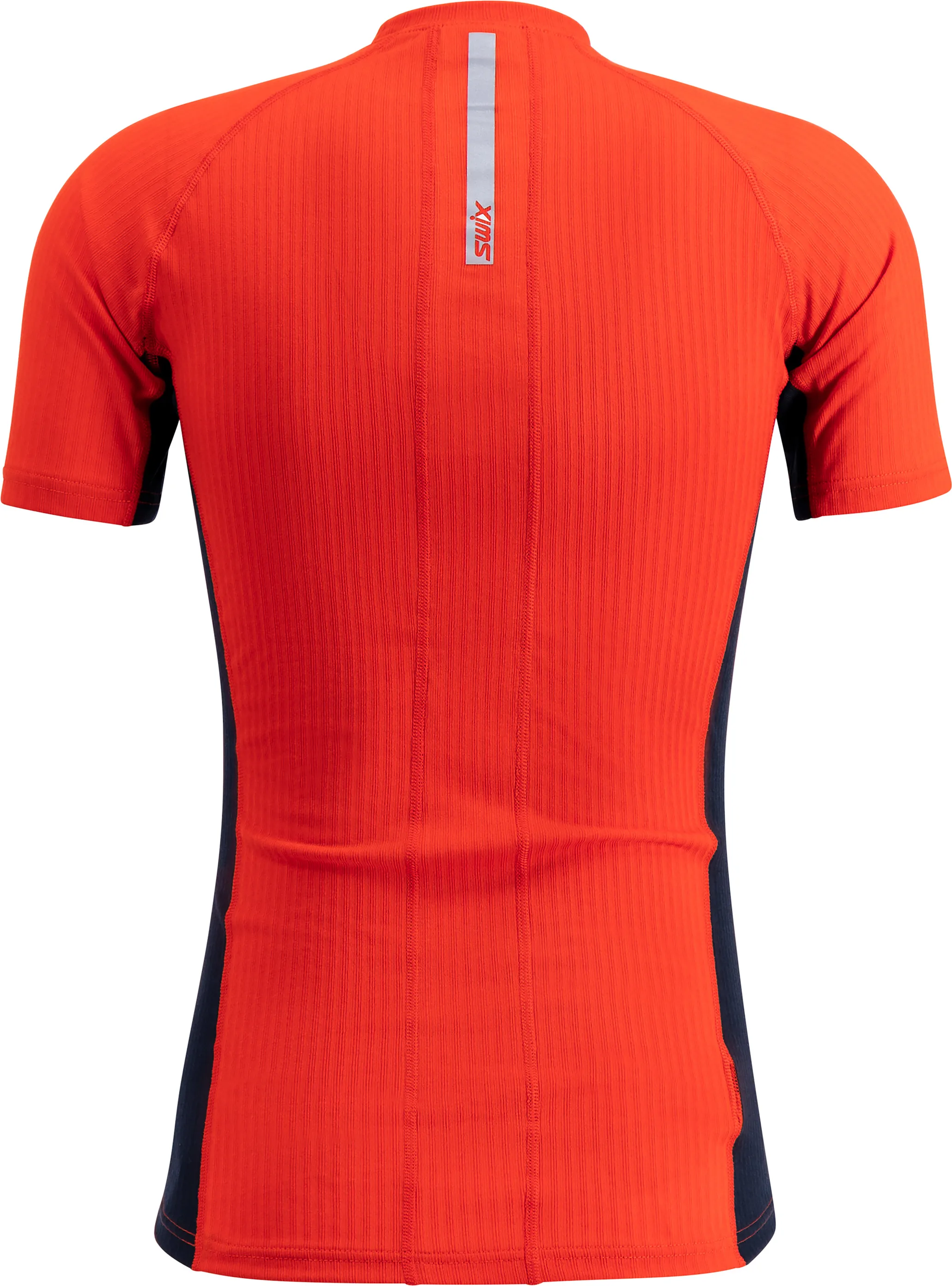 Swix Men's Roadline RaceX Short Sleeve Fiery Red/Dark Navy