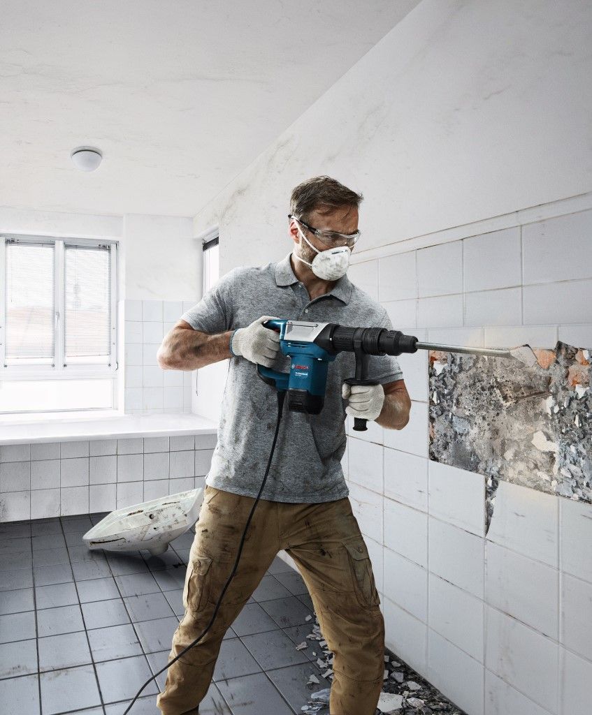 Bosch GSH 500 230V SDS-Max Breekhamer in koffer 1100W - 7,5J  - 0611338700
