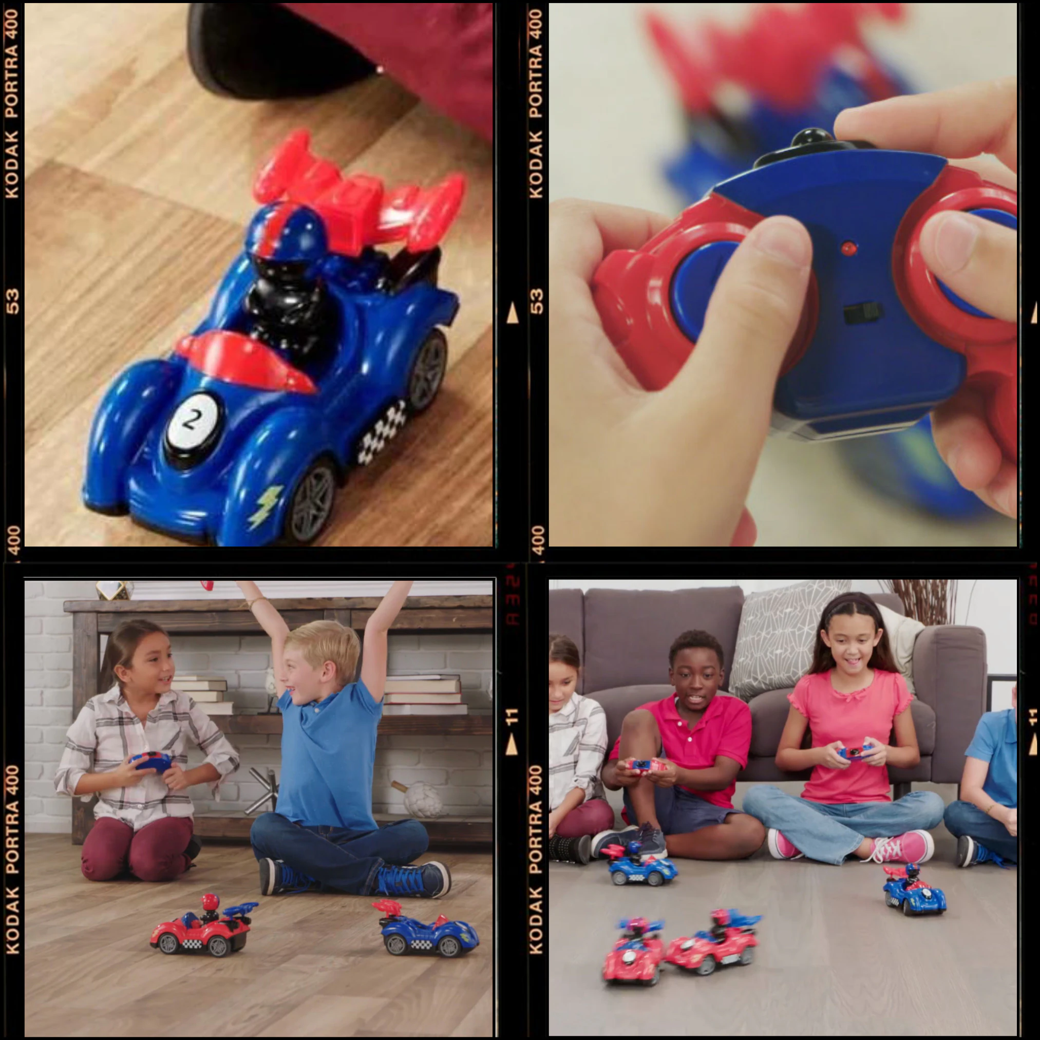 Starlyf® Ferngesteuertes Auto - Autospielzeug Kinder Bump Buggies