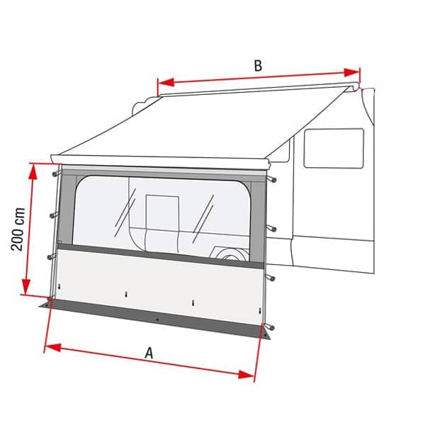 Facade store Fiamma BLOCKER PRO 500