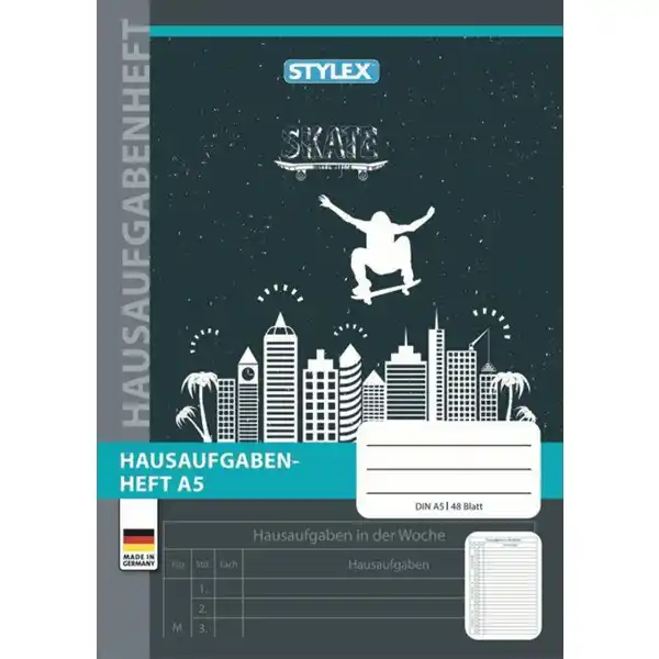 40010 Hausaufgabenheft, A5, 48 Blatt