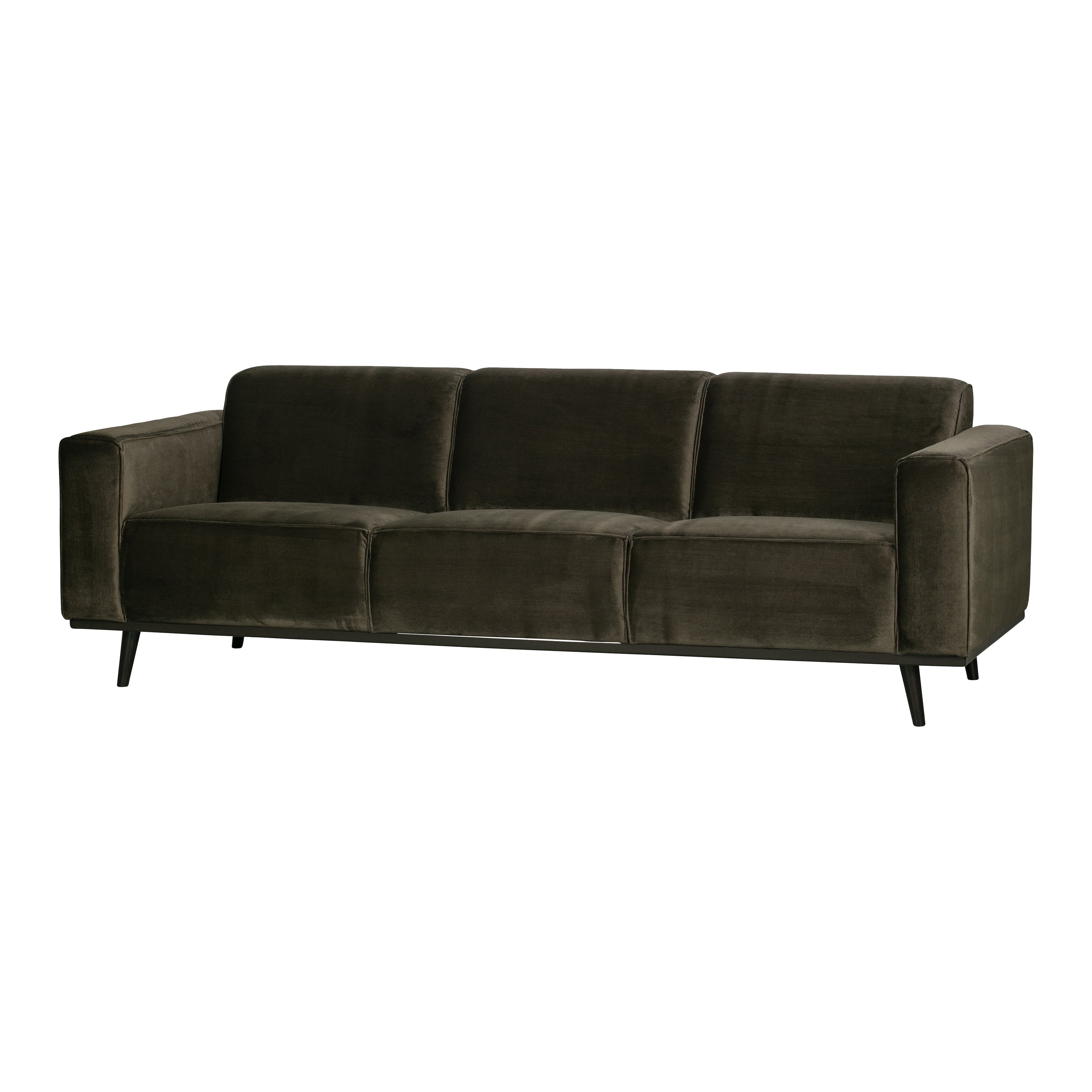 WOOOD Statement 3-zitsbank - Fluweel - Warm Green