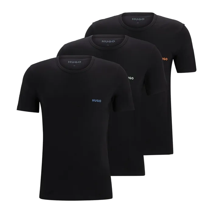 Boss Logoprint Crew Neck Shirts Heren (3-pack)