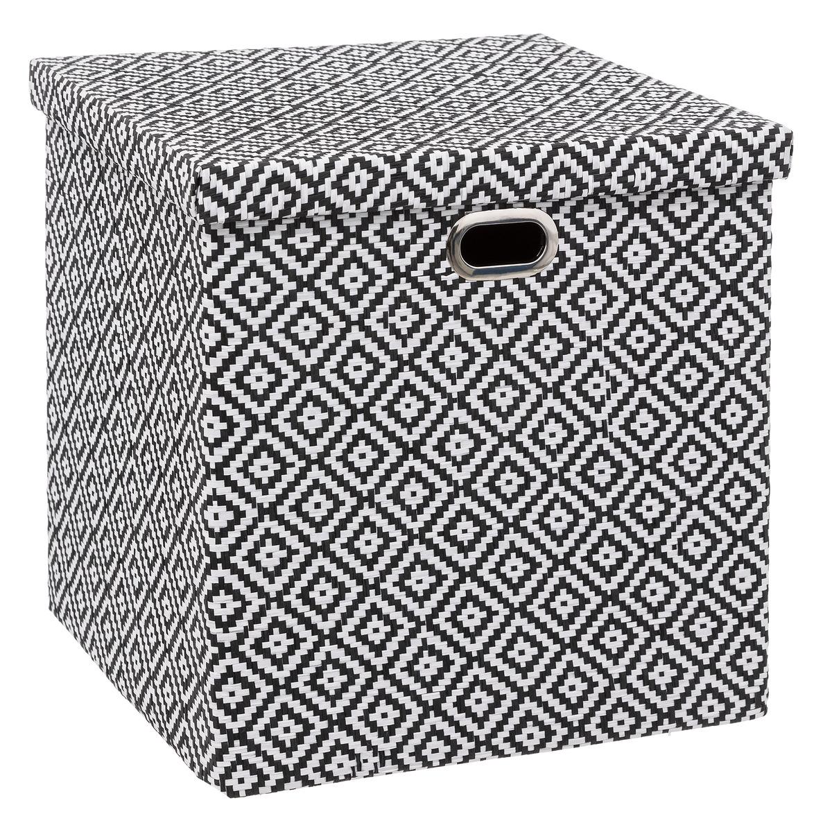 BOITE RANGEMENT 31X31CM AVEC COUVERCLE