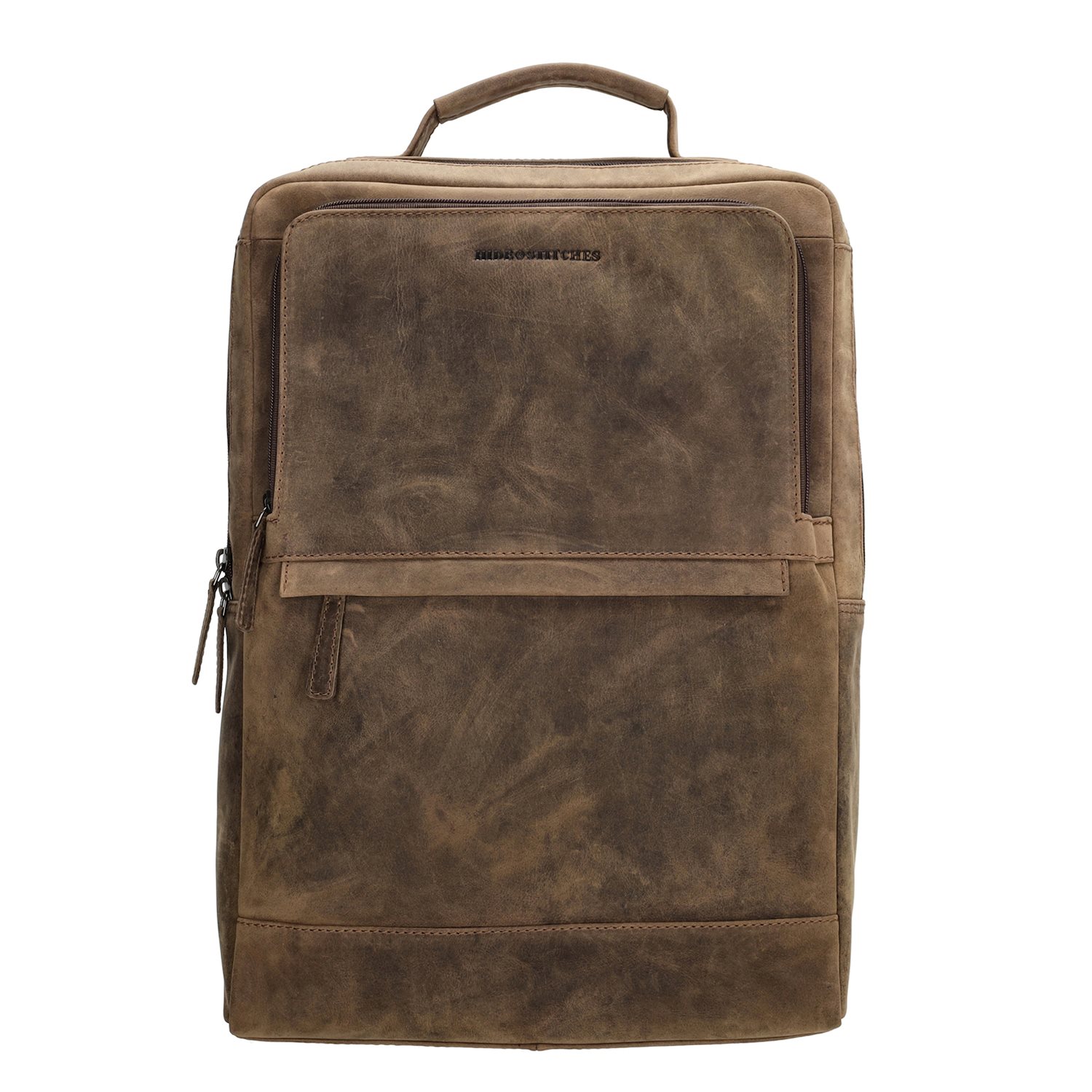 Hide & Stitches Idaho Rustic Rugzak donkerbruin