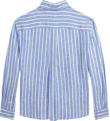Polo Ralph Lauren Hemd - Lismore - Leinen - Blau/weiß gestreift