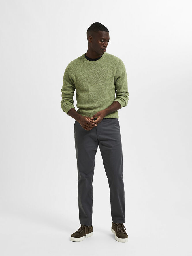 Selected Homme SLHSLIM-NEW MILES 175 FLEX CHINO W Dark shadow