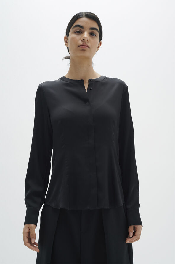 InWear LikoIW Shirt Premium - 93% Silk Black