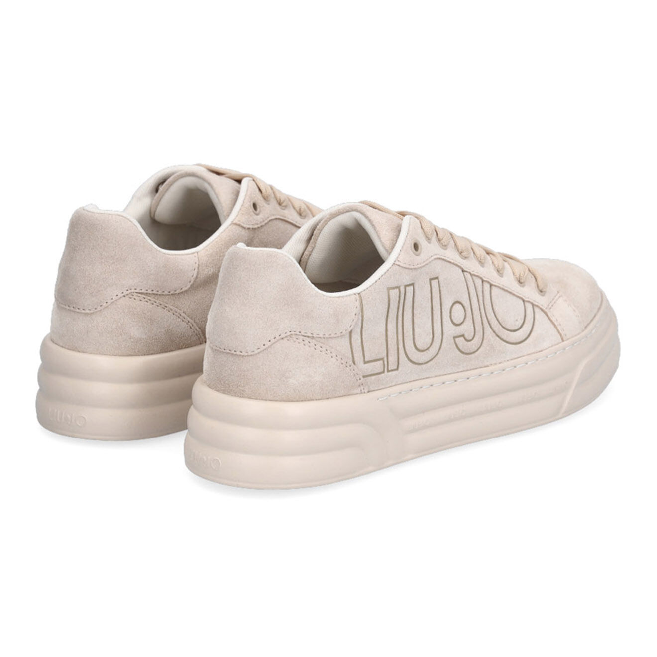 Liu-Jo Sneakers en Cuir Esina beiges