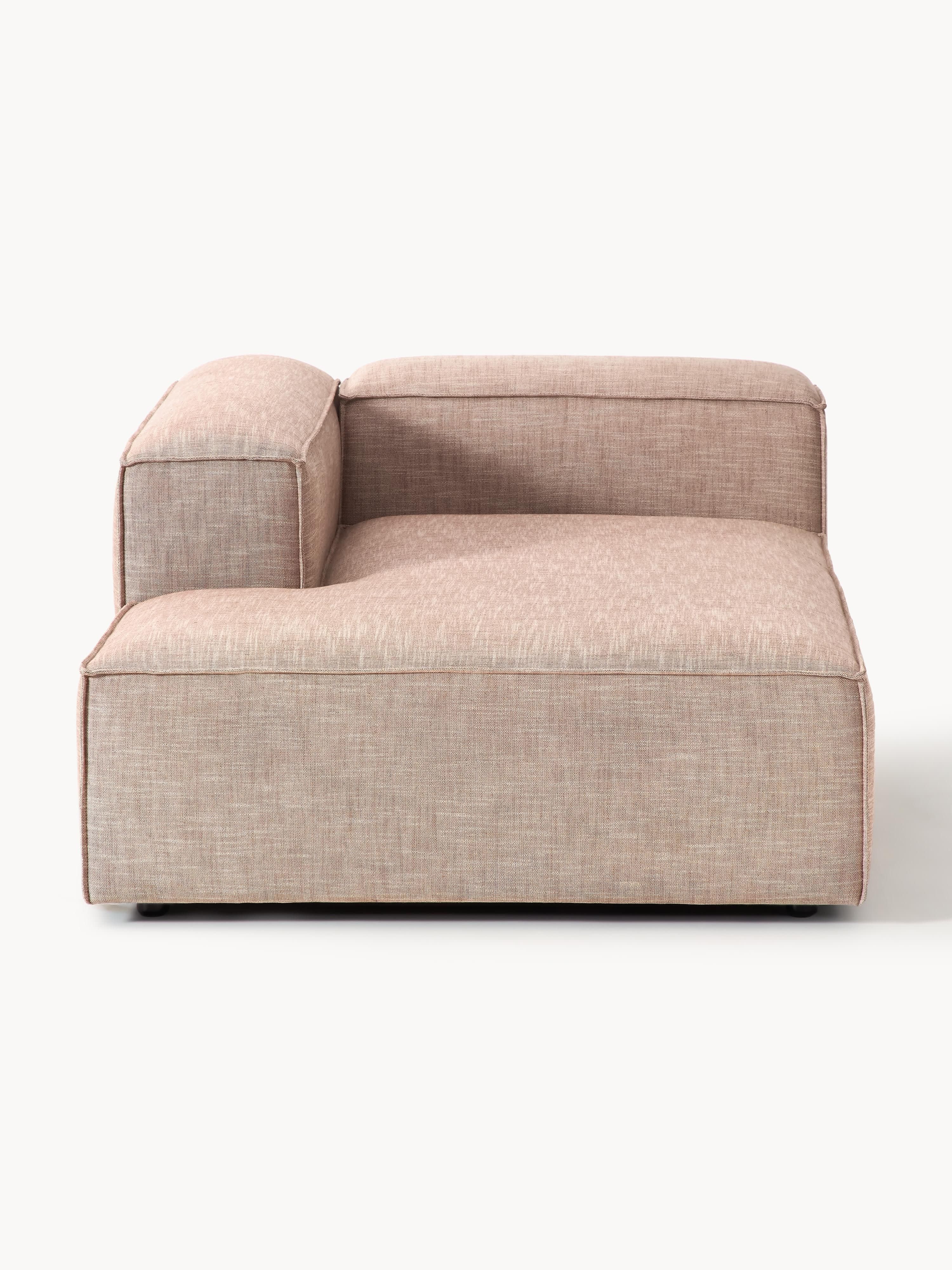 Chaise longue hoekmodule Lennon van linnenmix