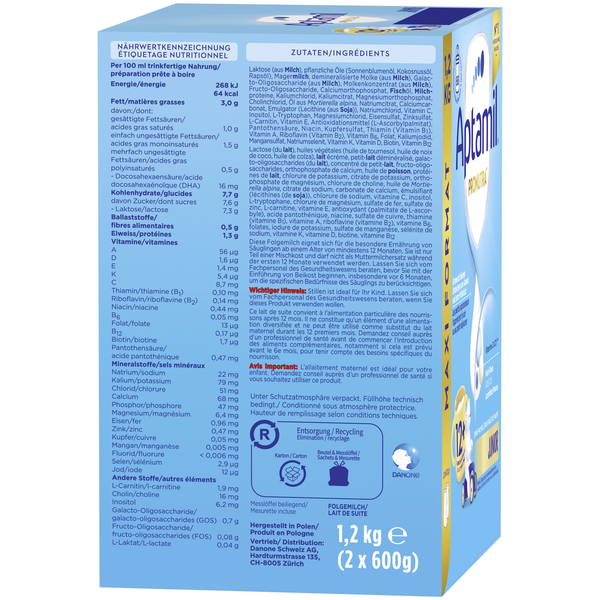 AptamilAptamil   Pronutra Junior 12+ Maxi Pack