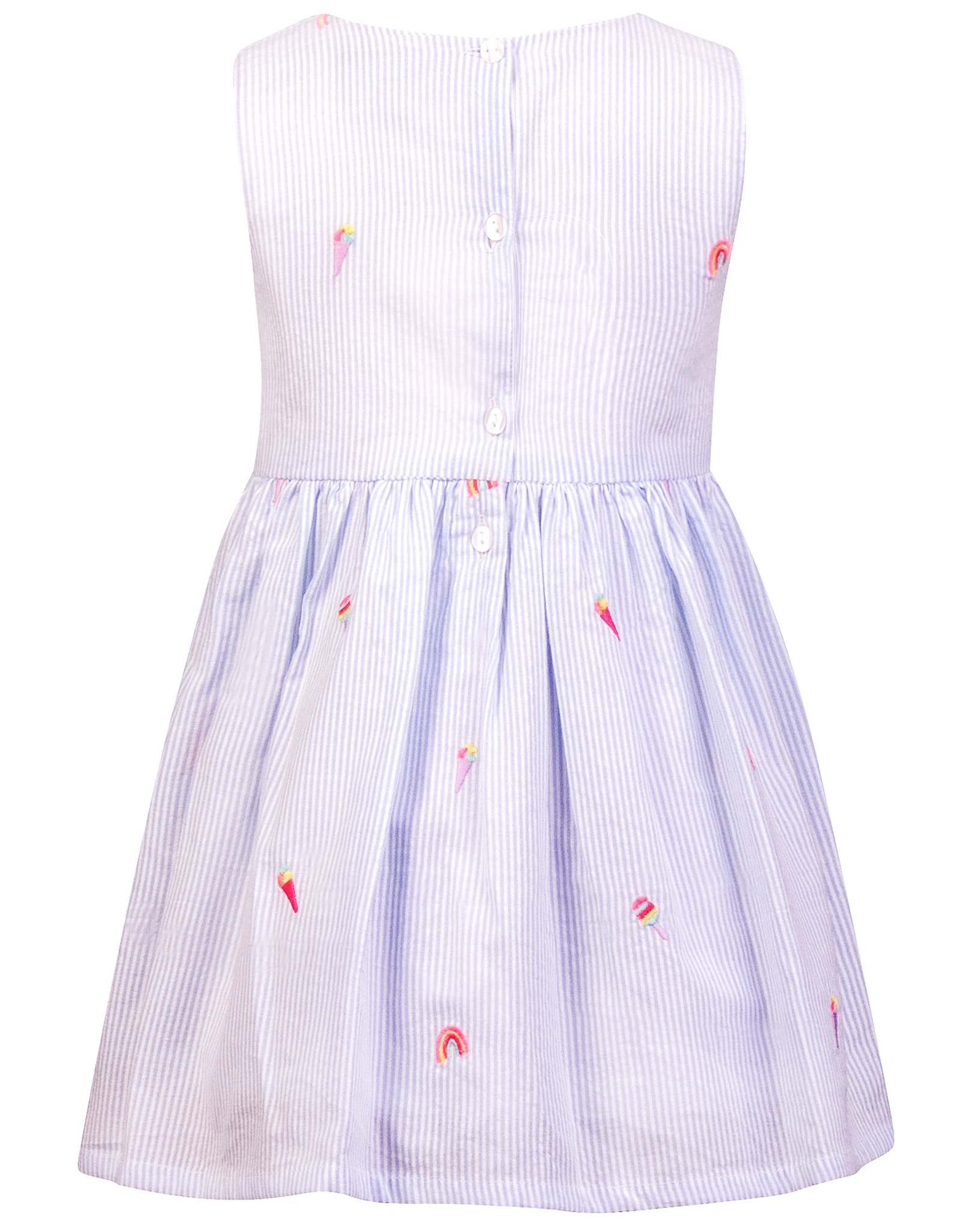Kleid RAINBOWS & ICECREAM ärmellos in arctic blue