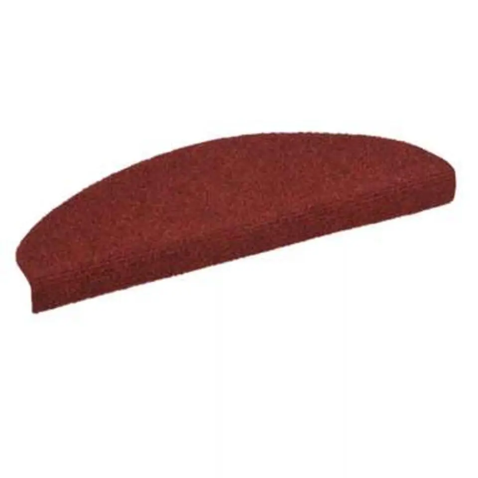 vidaXL - Trapmat - Rood - Polypropyleen - 65 x 21 x 4 cm - 15 stuks
