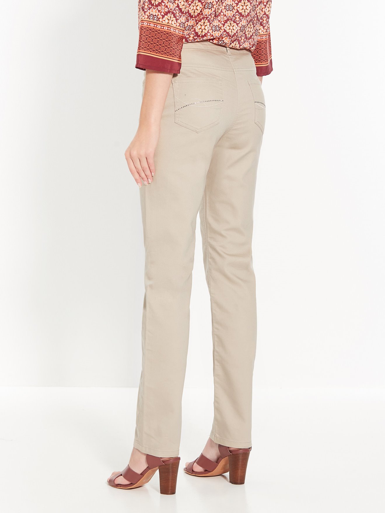 Pantalon droit vous mesurez + d'1,60m