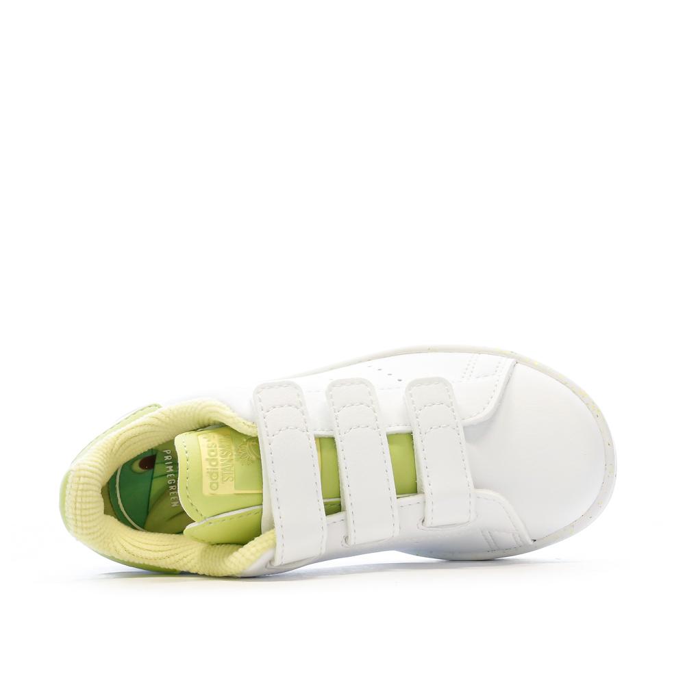 Adidas Baskets Blanches/Vertes Fille Adidas Stan Smith GW4537