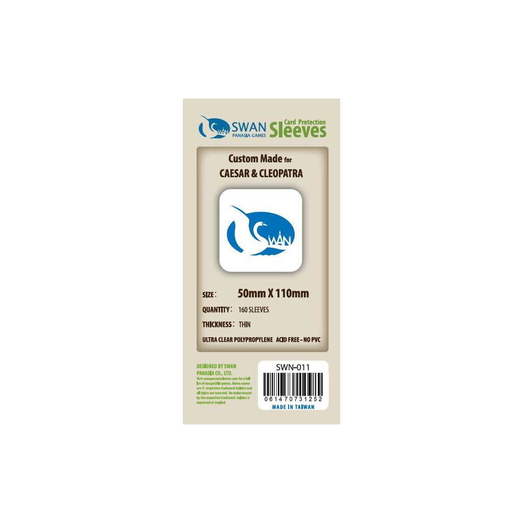 Swan Panasia - Card Sleeves Standard - 50x110mm - 160p