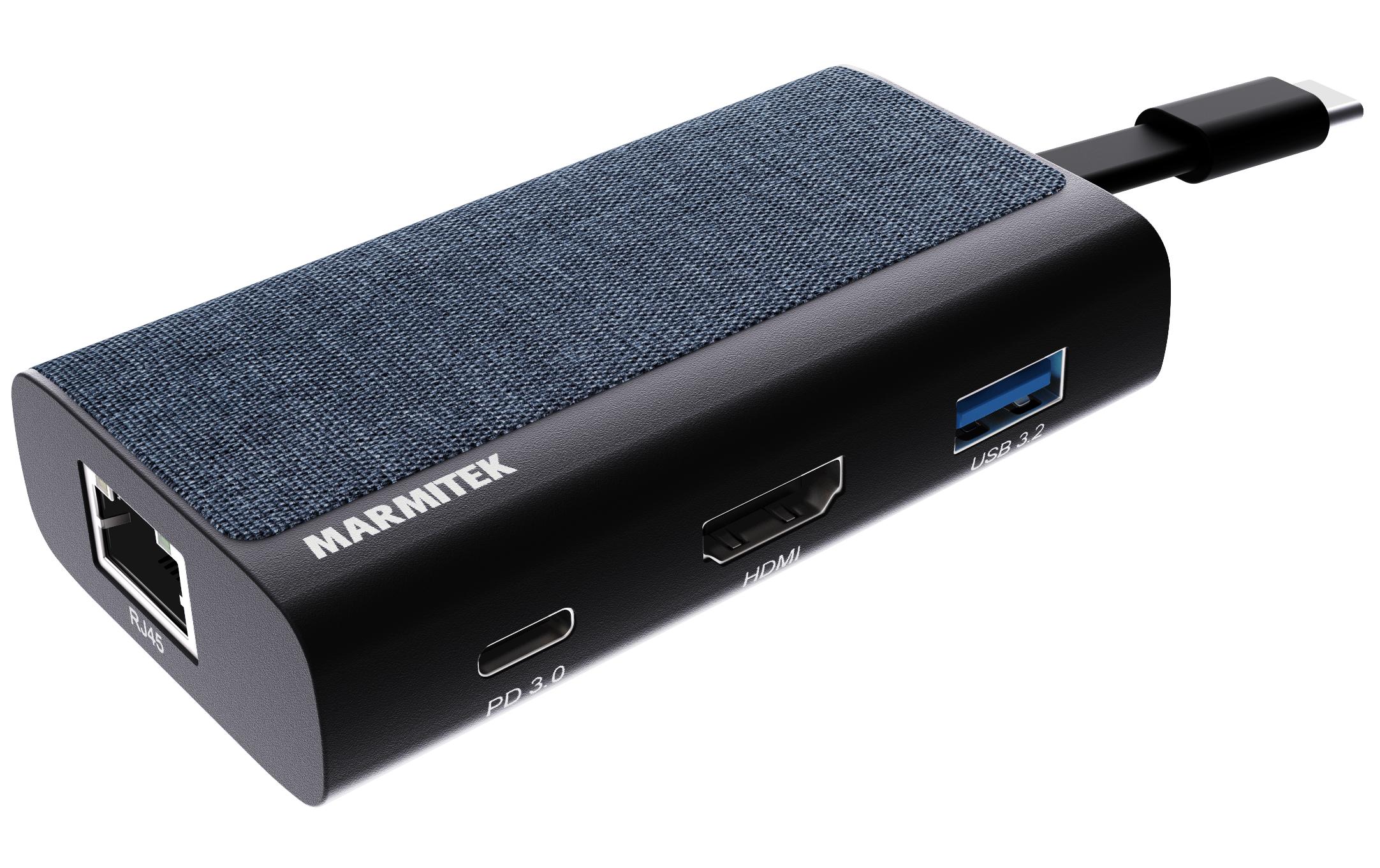 USB-Hub Connect USB-C Hub 4Portables Multi-Port USB-C Hub