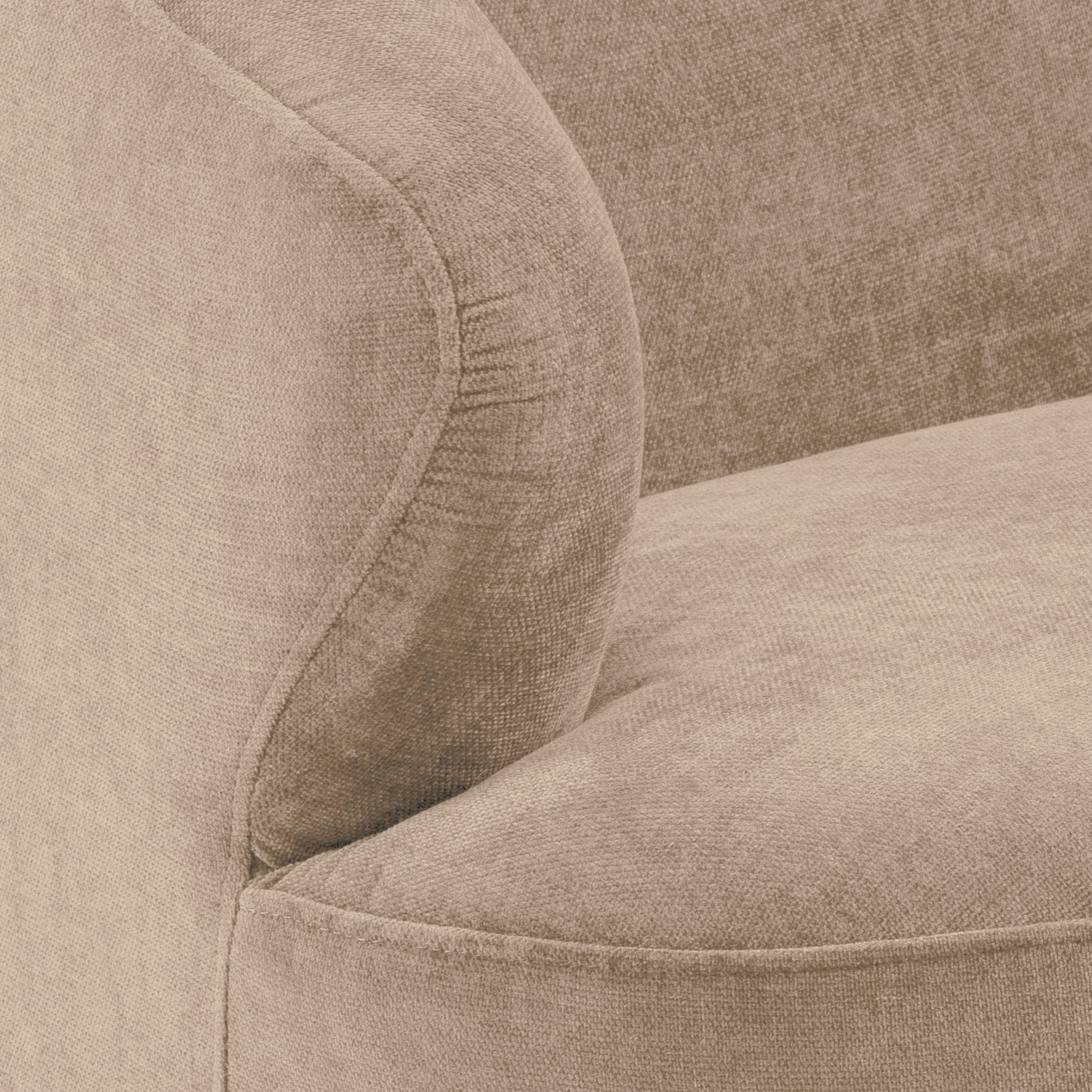by fonQ Hug Draaibare Fauteuil - Chenille - Cappuccino