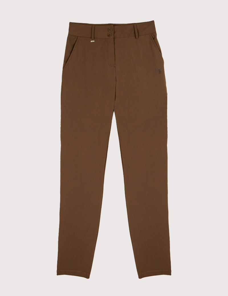 HBT NEW BASICS  | IZZIE PANTALON SLIM CAMEL