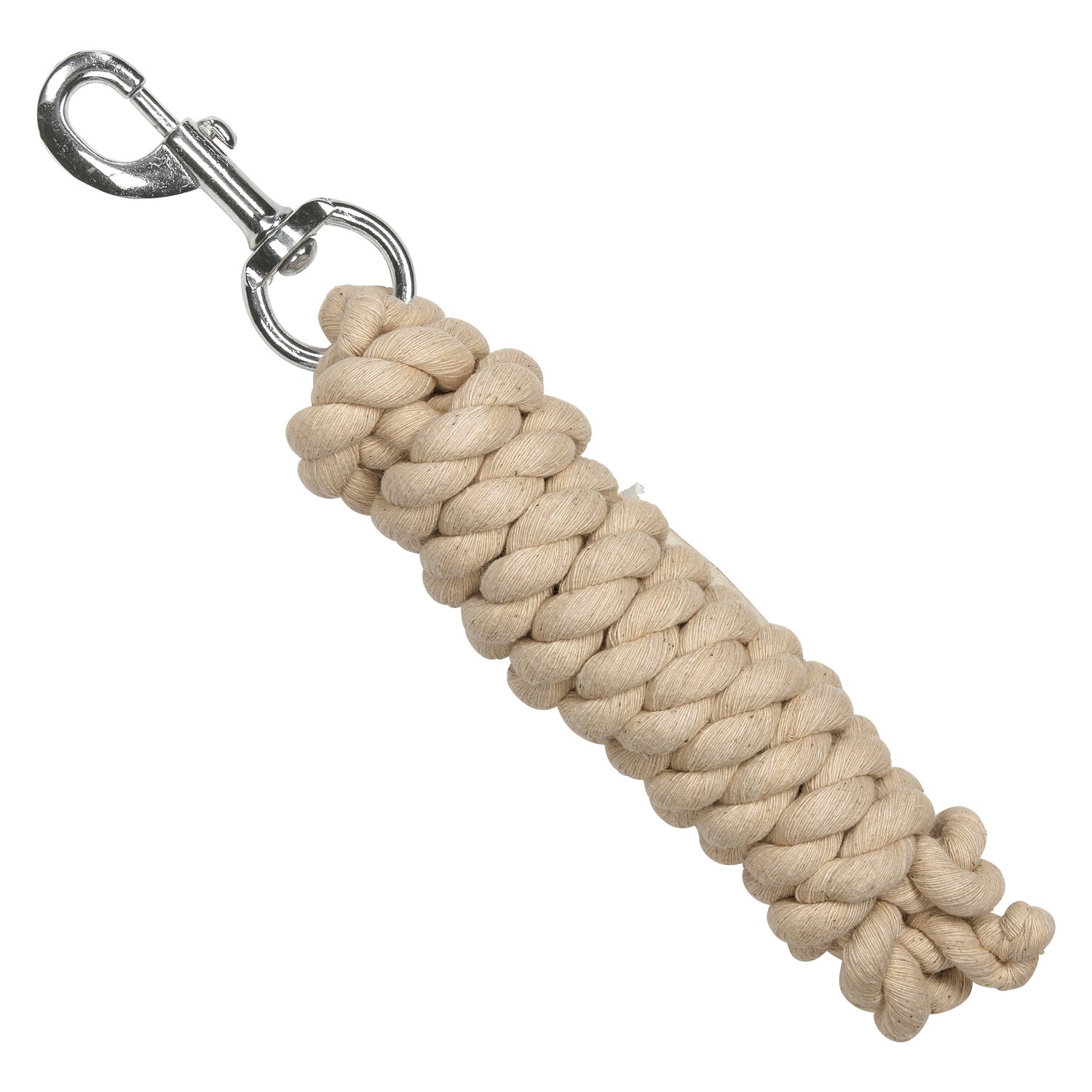 Loesdau Anbindestrick mit Karabiner  - natur - 2 m