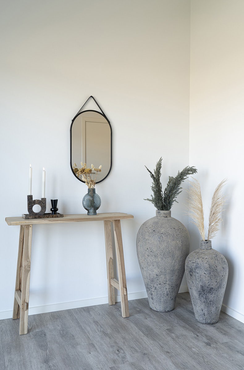 Artichok Max marmeren kandelaar bruin