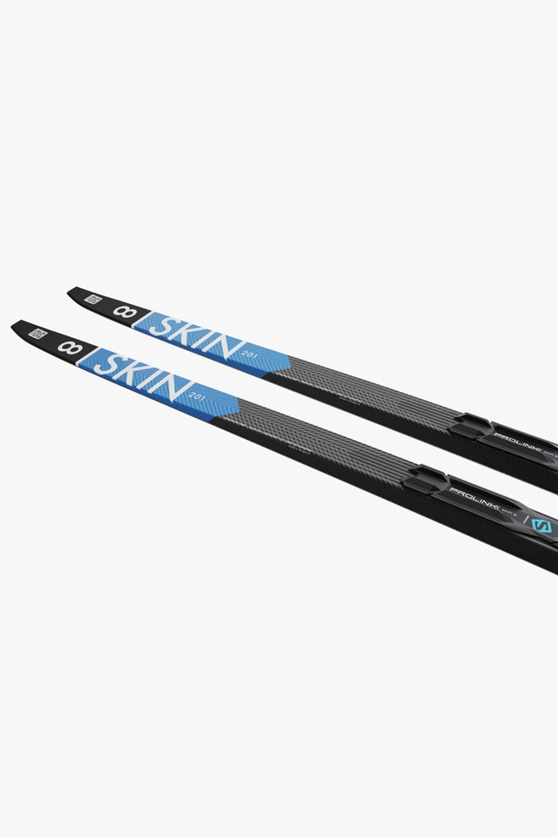 Salomon RC 8 eSKIN Med Langlaufski Set 2122