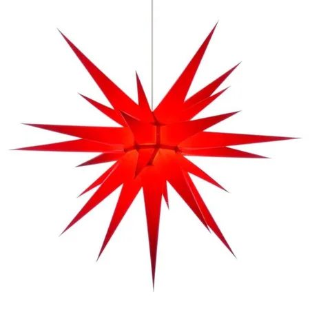 Herrnhuter Innenstern i8 rot, 80cm, ohne Kabel