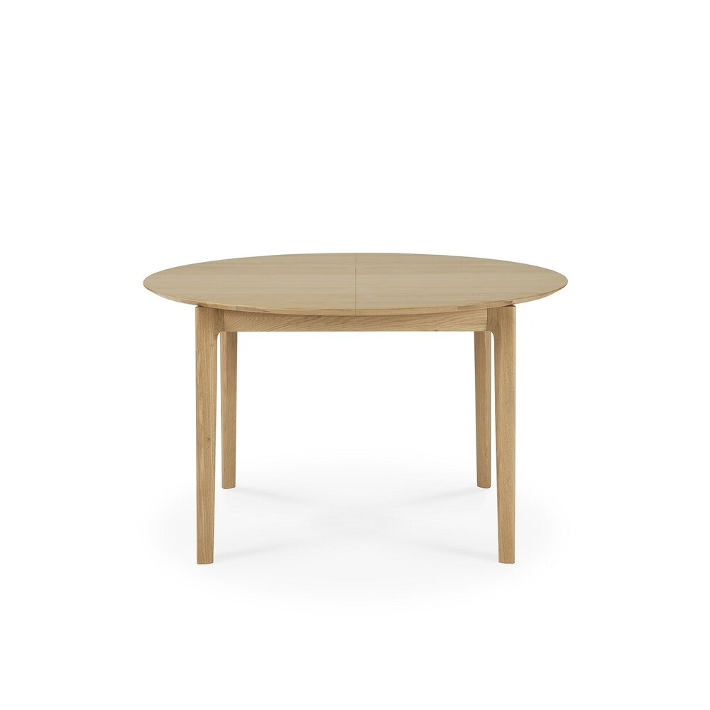 Tafel Bok - rond - uitschuifbaar 129/179 - eiken