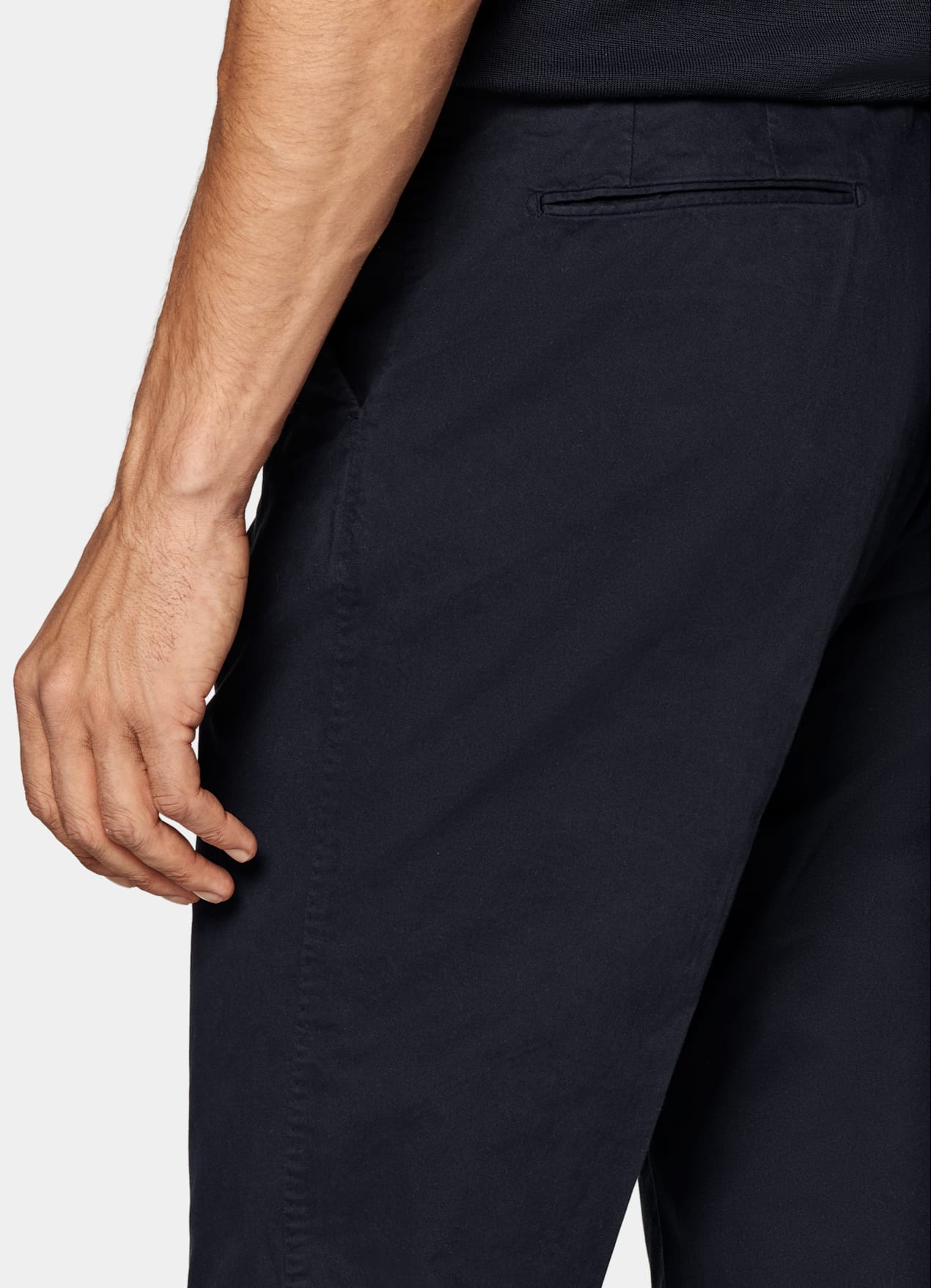 Chino Slim Leg Straight bleu marine