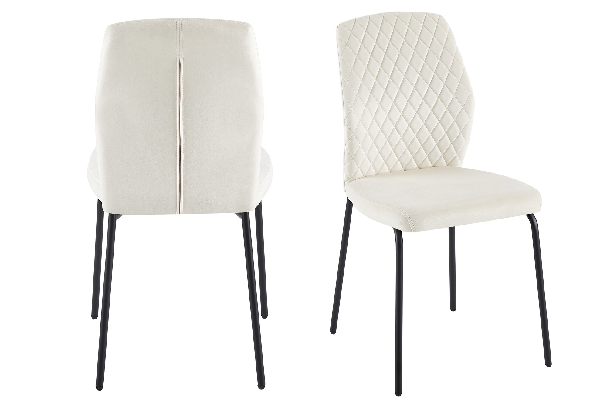 Stuhl 2er Set Beige Polsterstuhl Essstuhl Küchenstuhl Stuhlset Stühle