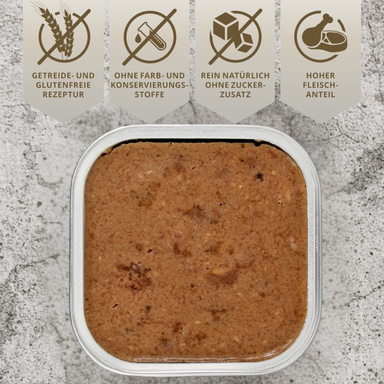 Lyra Pet Lecker.Pet Leo's Feine Paté Reich an Huhn Katzenfutter Nassfutter Vollnahrung 17x100 g