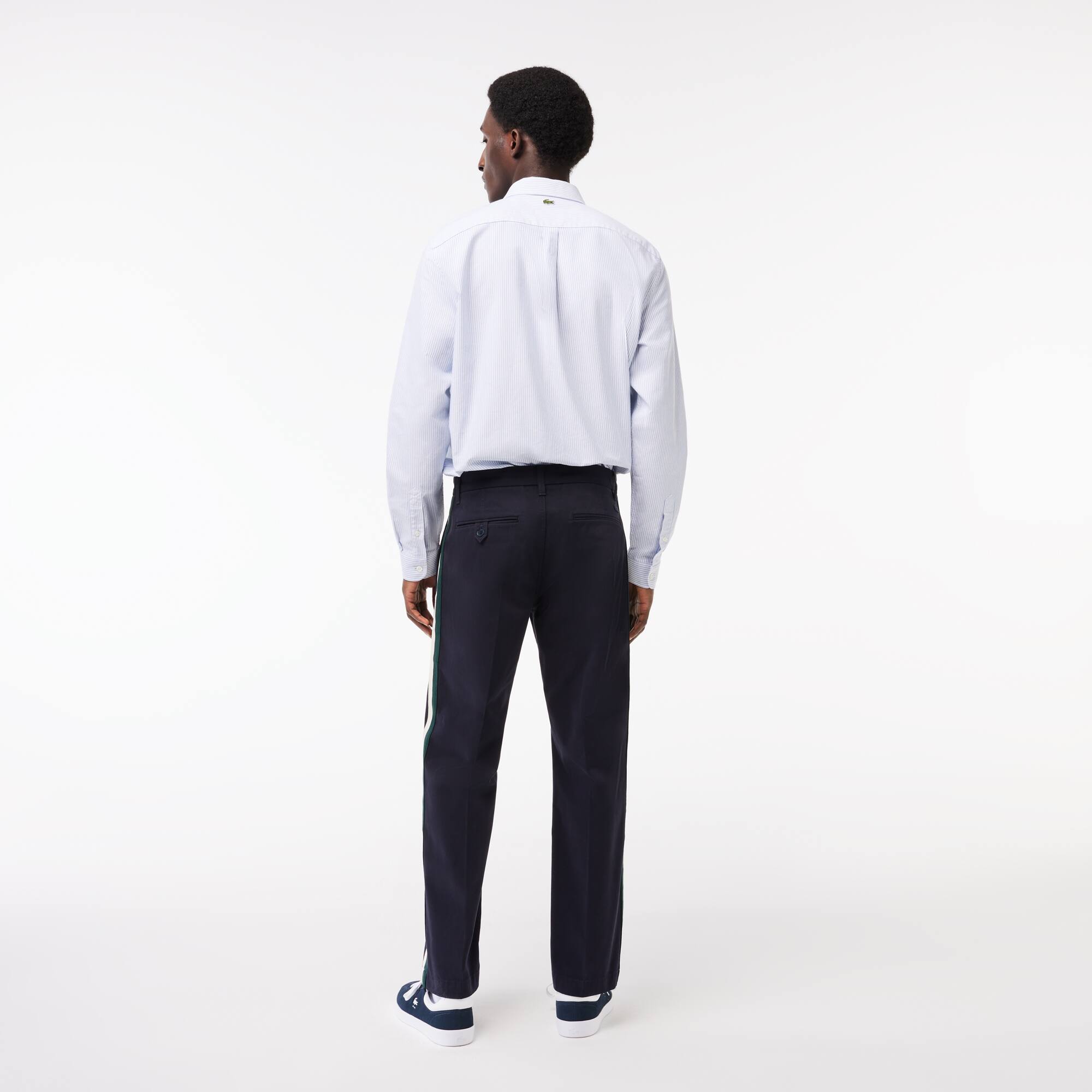 CHINO MIT KONTRASTSTREIFEN Hosen & Shorts - Blau - Lacoste - Herren
