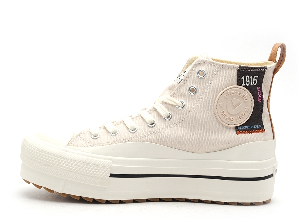 Victoria boots bottine femme tribu dob lona piez 1061122 beige