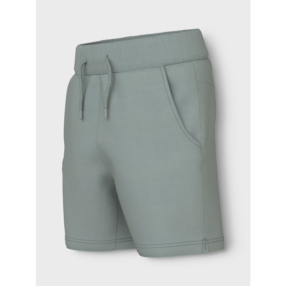 Køb Name It Slate Gray Vivasse Long Sweat Shorts