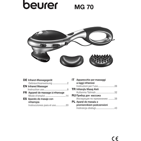 Beurer MG 70 massageapparat Universel Sølv