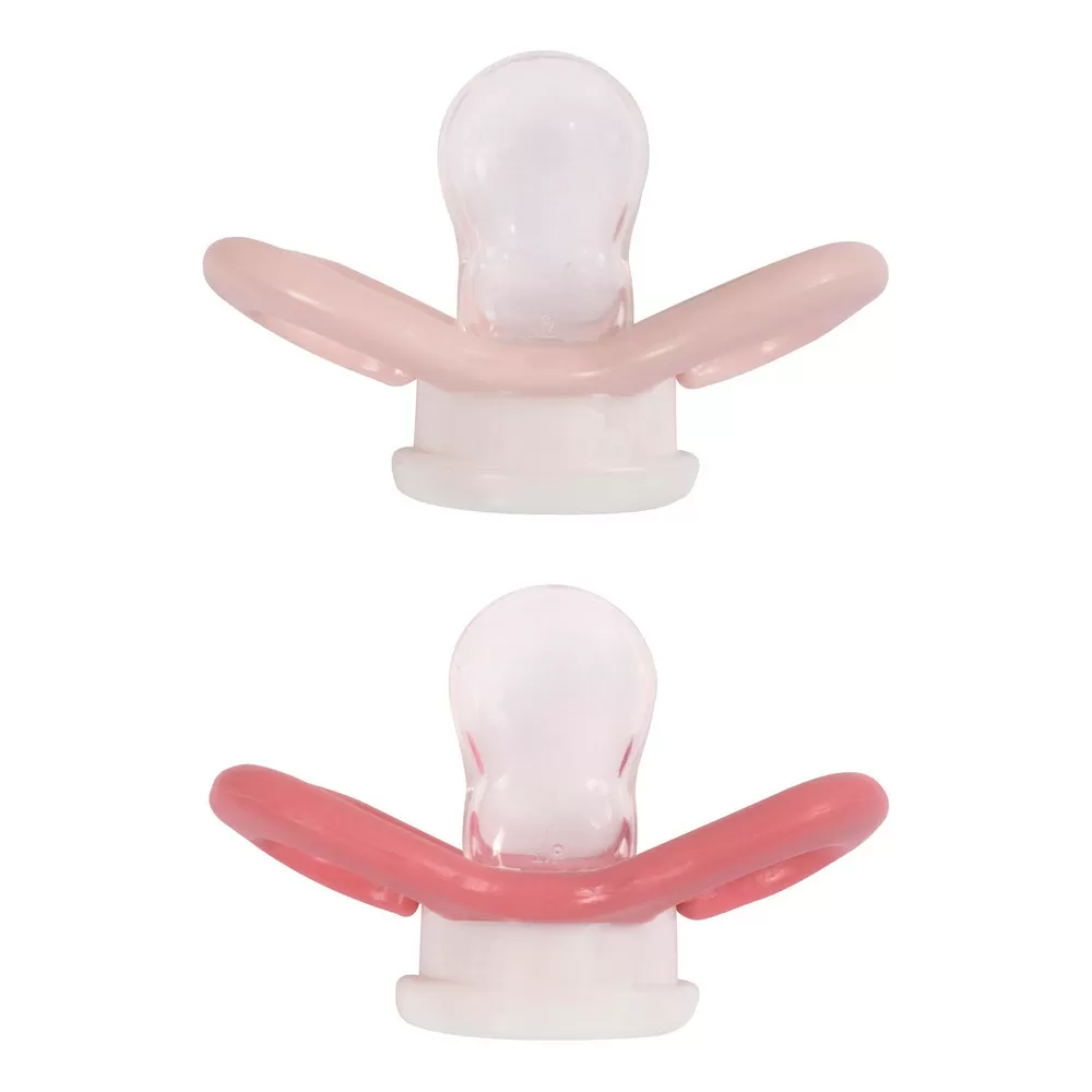 Barnets Favorit luftsutter silikone 6  mdr. - Rosa/Lyserød - 2 stk.