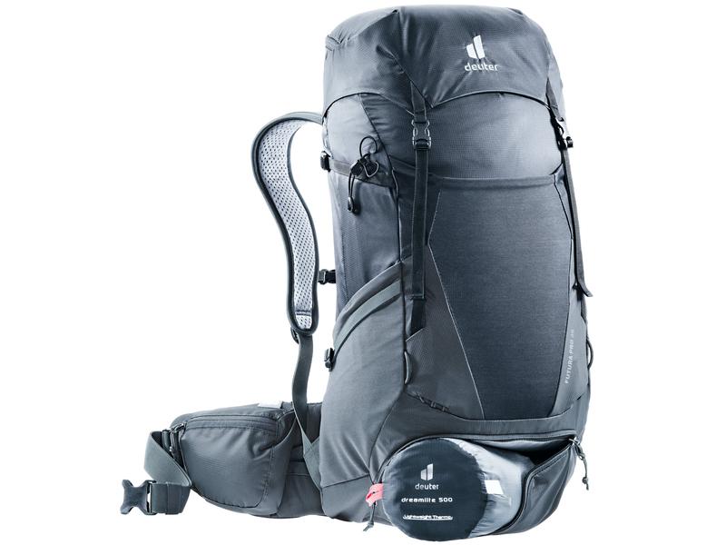 deuter Wanderrucksack Futura Pro 36 Black/Graphite Rucksack für Mehrtagestouren